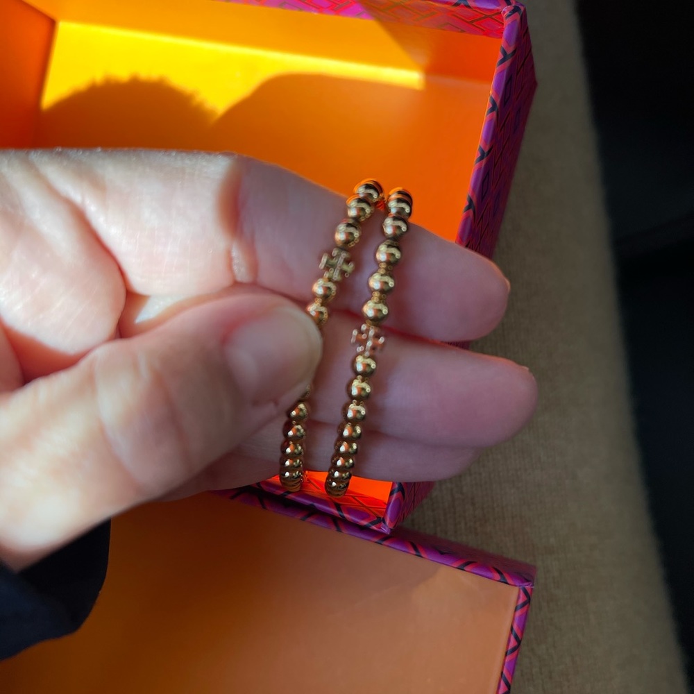 Tory Burch bead bracelets - set of two